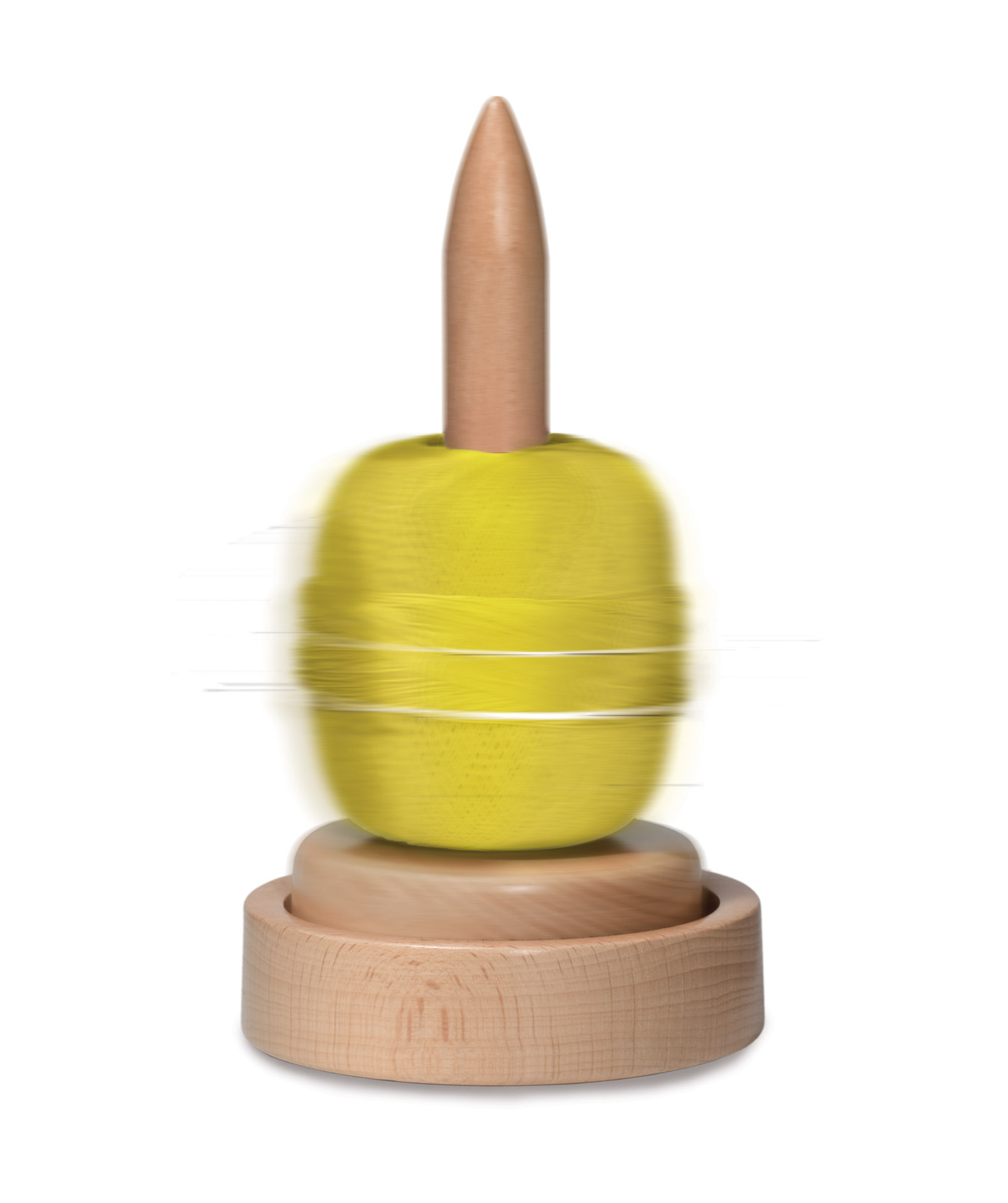 Dérouleur De Laine En Bois - Support Rotatif à Billes - Base Stable Avec Rangement - Cadeau Tricot/crochet